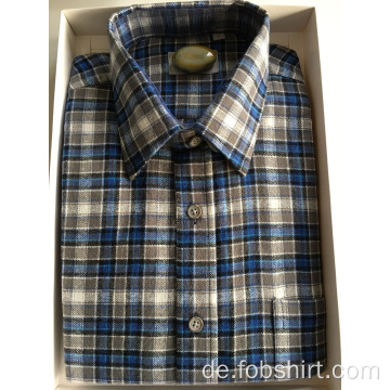 Flanell Stoff Business Shirt